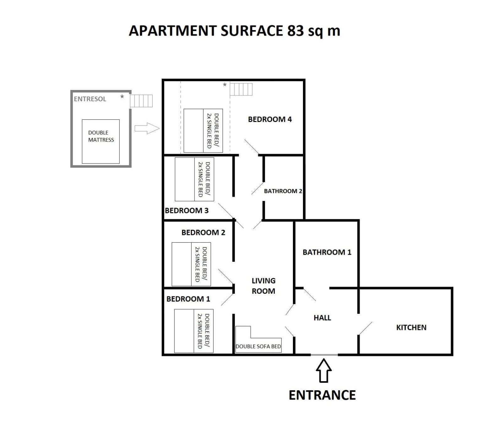 Ground Floor Family Apartment 크라쿠프 외부 사진
